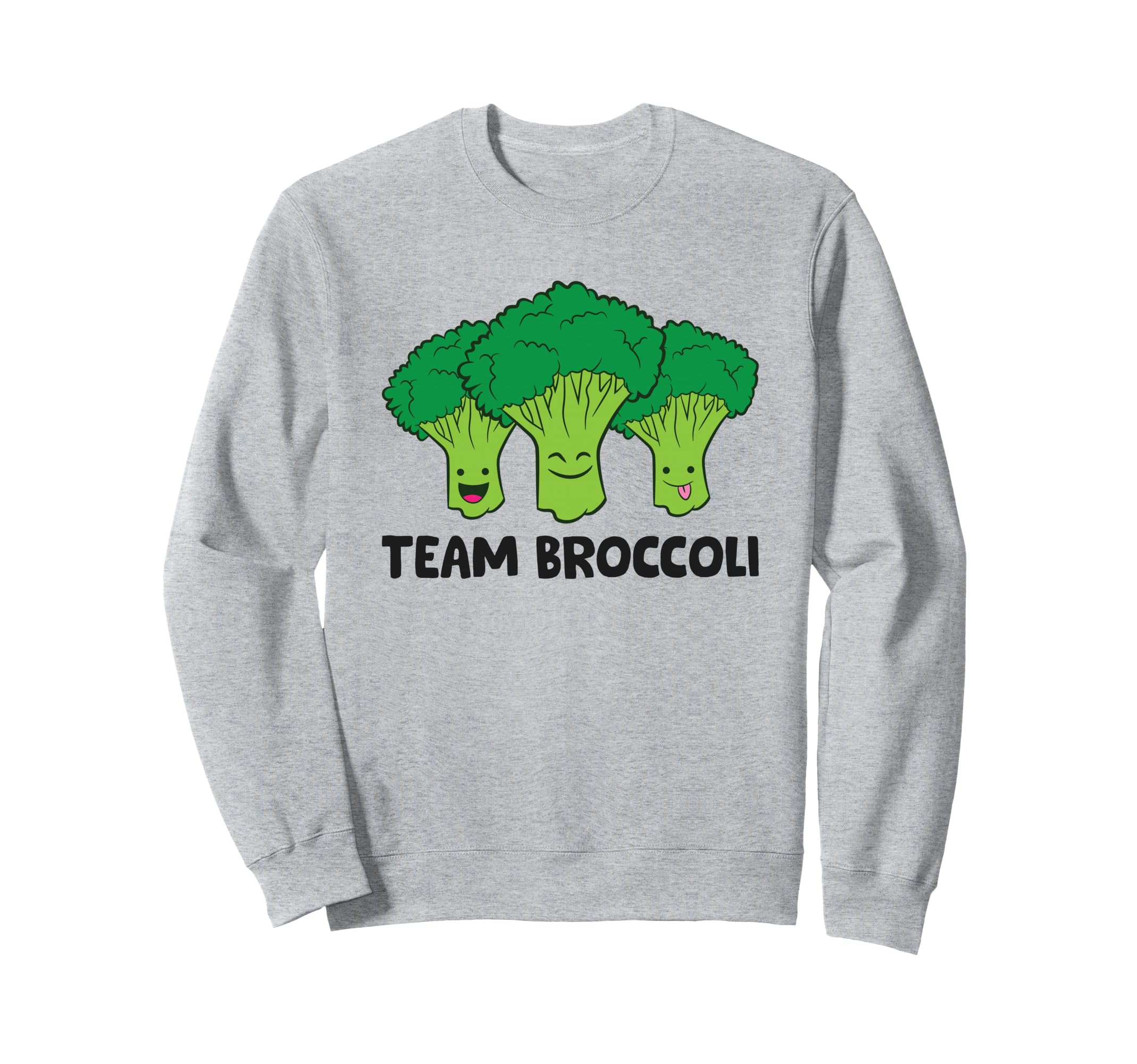 Team Broccoli Vegan Vegetarian Broccoli Sweatshirt
