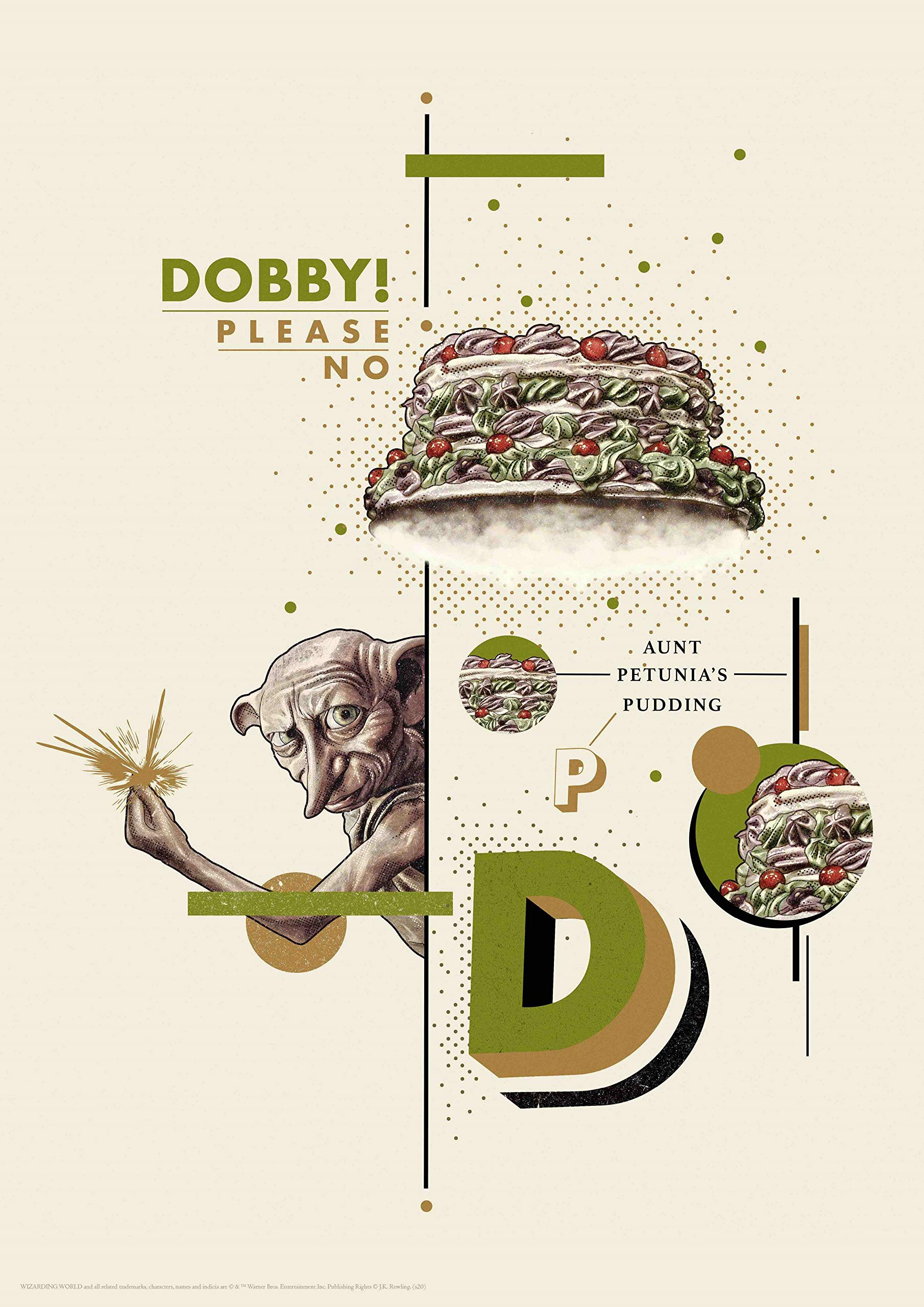 Harry Potter Limited Edition Dobby A3 Art Print