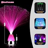 The Glowhouse Fibre Optic Ice Crystal Lamp Multi-Colour LEDs Batteries Included view 5