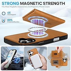 SHIELDON Genuine Leather Case for iPhone 16