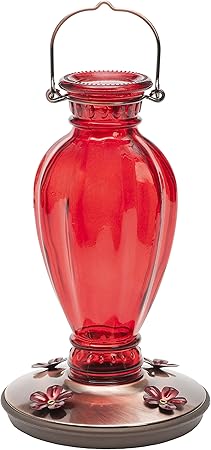 Amazon Com Perky Pet 8133 2 Daisy Vase Vintage Glass Hummingbird