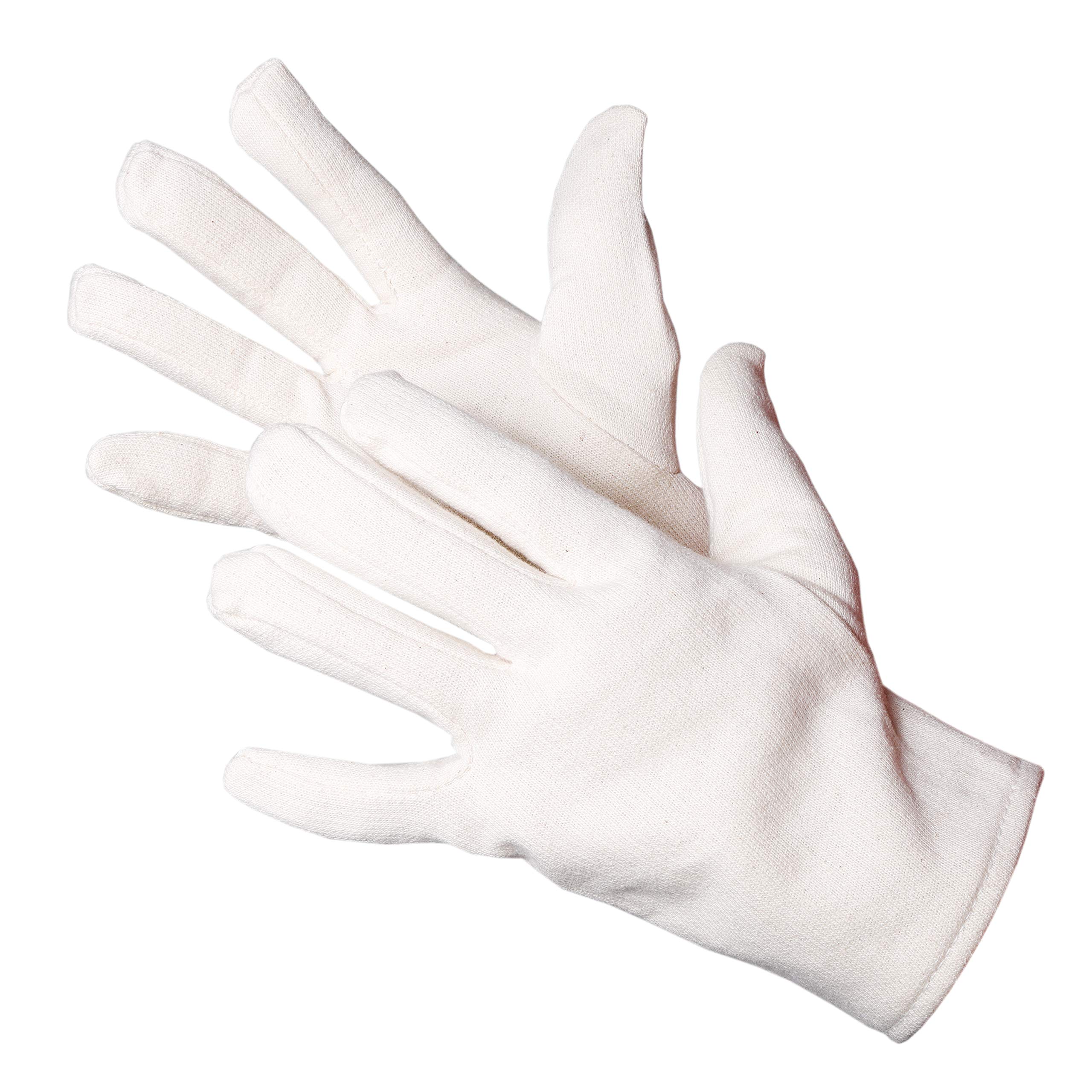 JAH Knitted Cotton/Polyamide Gloves with PVC Grip Dots – Secure Grip & Durable for Warehouse, Assembly & Shipping