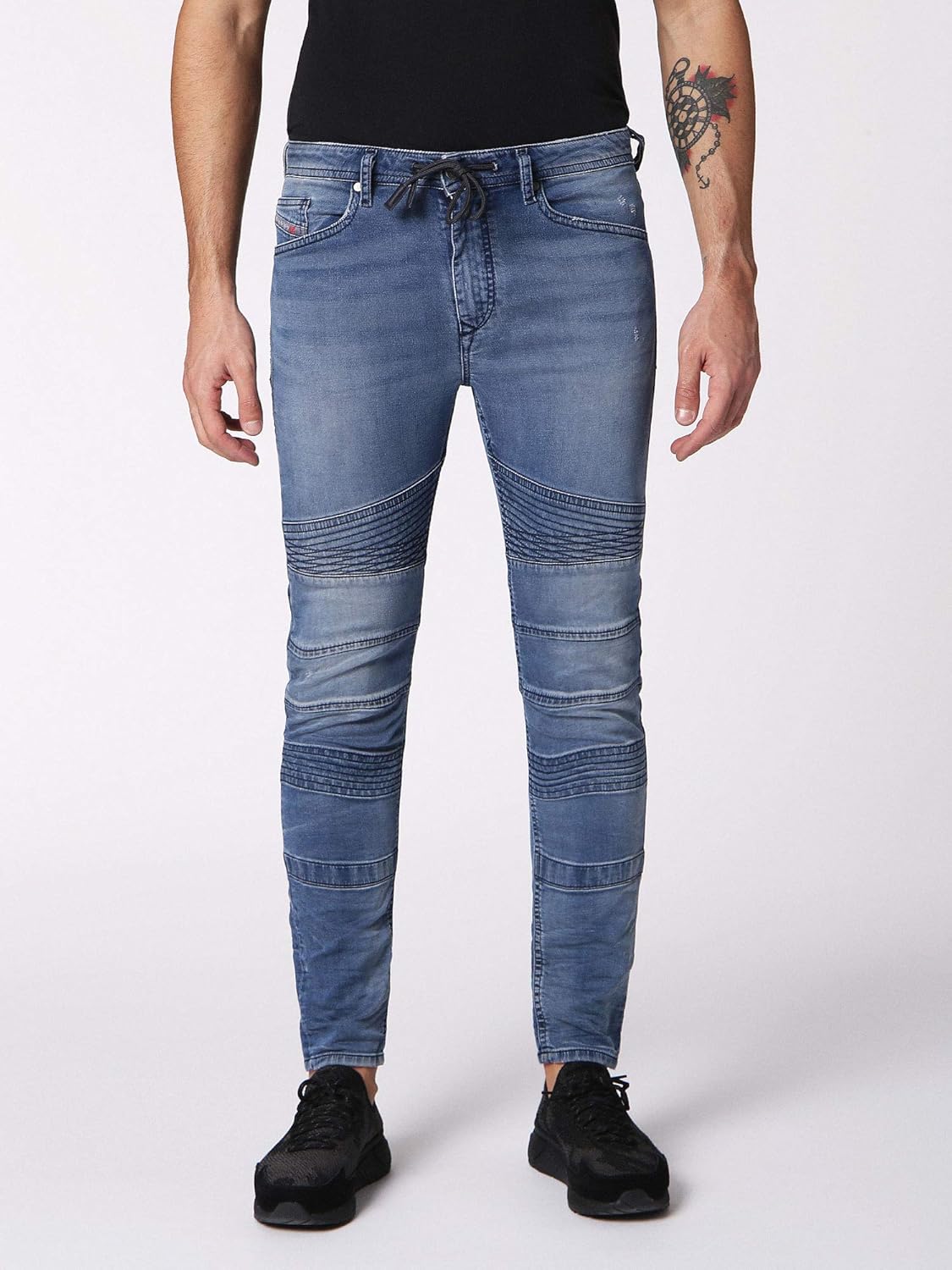 Diesel Men's BAKARINE Sweat Jeans Slim, Blue (Blue 1), W32 Amazon.co