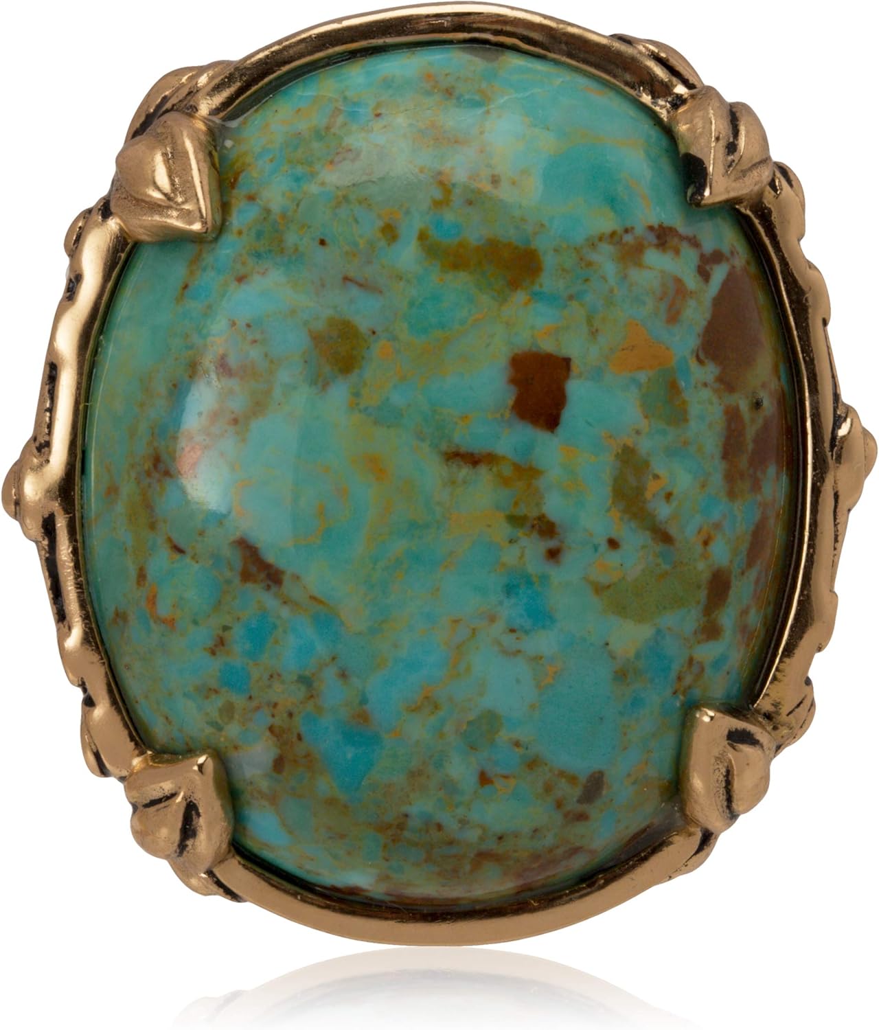 Barse Jubilee Turquoise Oval Ring: Jewelry