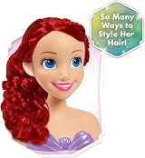 Just Play Disney Princess Ariel Styling Head - 8 Inch Kids Hair Toy view 3