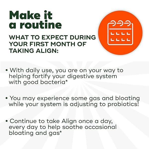 ALIGN PROBIOTIC, 24/7 DIGESTIVE SUPPORT*§, PROBIOTICS FOR WOMEN AND MEN, PROBIOTICS FOR DIGESTIVE HEALTH, MEN AND WOMENS PROBIOTIC CAPSULES HELP RELIEVE OCCASIONAL BLOATING & GAS*, 56 CAPSULES