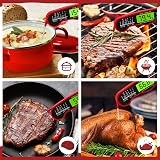 AWLKIM Instant Read Meat Thermometer, Waterproof, Backlit Digital Probe view 6