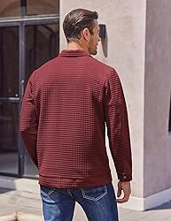 COOFANDY Shirt Jacket For Men Casual Fashion Waffle