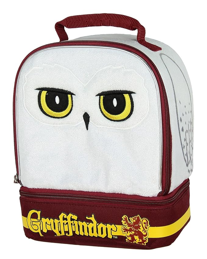 Harry Potter Hedwig the Owl Gryffindor House Dual Compartment Insulated