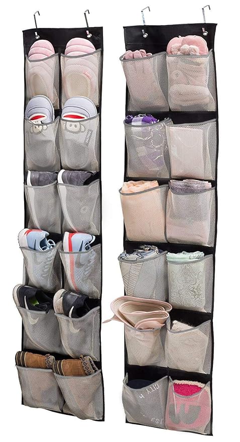 Amazon Com Kimbora 2 Pack 12 Large Mesh Pockets Over The Door
