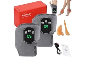 Emsense Foot Massager, Triple Foot Massagers, 3-Level Heat & Massage Adjustable, Compact & Portable, Smart Timer,Touch Screen