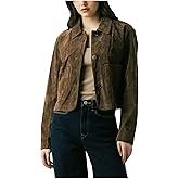 [BLANKNYC] Womens Real Suede Cropped Blazer
