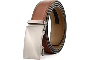CHAOREN Leather Ratchet Belt Men - Micro Adjustable Belt Fit Everywhere (35mm)