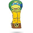 Pins & Aces TMNT Driver Head Cover - Premium, Hand-Made Leather Headcover - Teenage Mutant Ninja Turtle Heads, Tour Quality Golf Club Cover - Style and Customize You Golf Bag