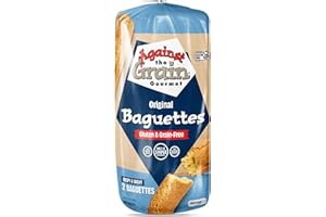 Against the Grain Gluten-Free Original Baguettes, 15 oz, No Grains, Seed Oils or Preservatives; Frozen Bread, 2 Baguettes