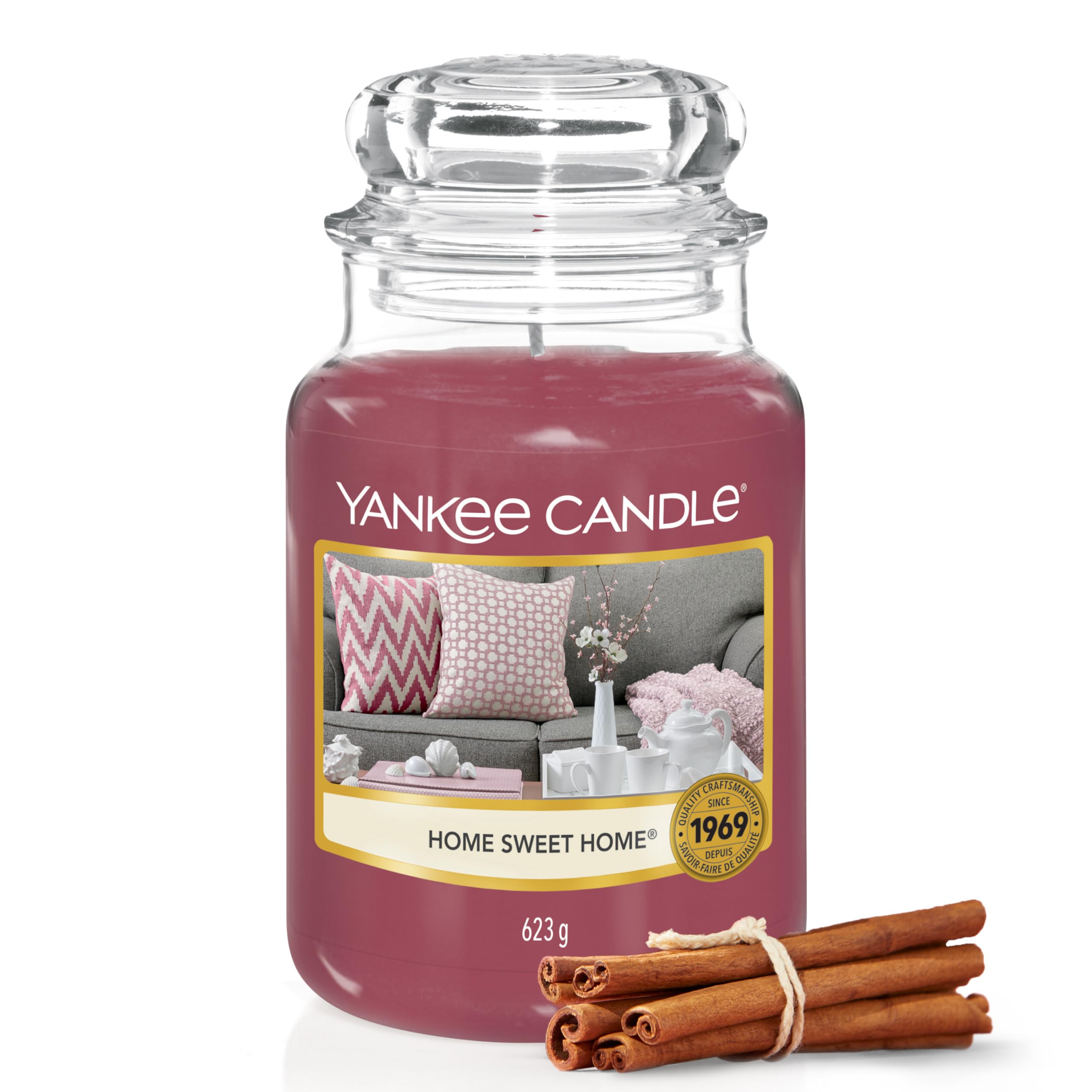 Yankee Candle Scented Candle | Home Sweet Home Large Jar | Long Burning Candles: up to 150 Hours | Perfect Gifts for Women