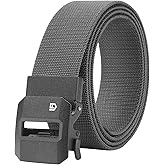 FAIRWIN Ratchet Belt Men - Tactical Stretch Nylon Web Work Belts, Gift for Casual Jeans, Pants, Golf, and Everyday Use