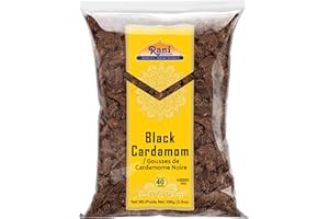 Rani Black Cardamom Pods (Kali Elachi) Whole Indian Spice 3.5oz (100g) ~ All Natural | Vegan | Gluten Friendly | Non-GMO | Ko