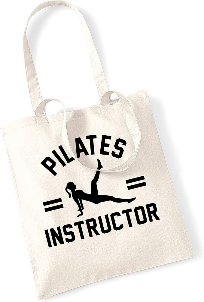 pilates instructor tote bag Amazon.co.uk Clothing