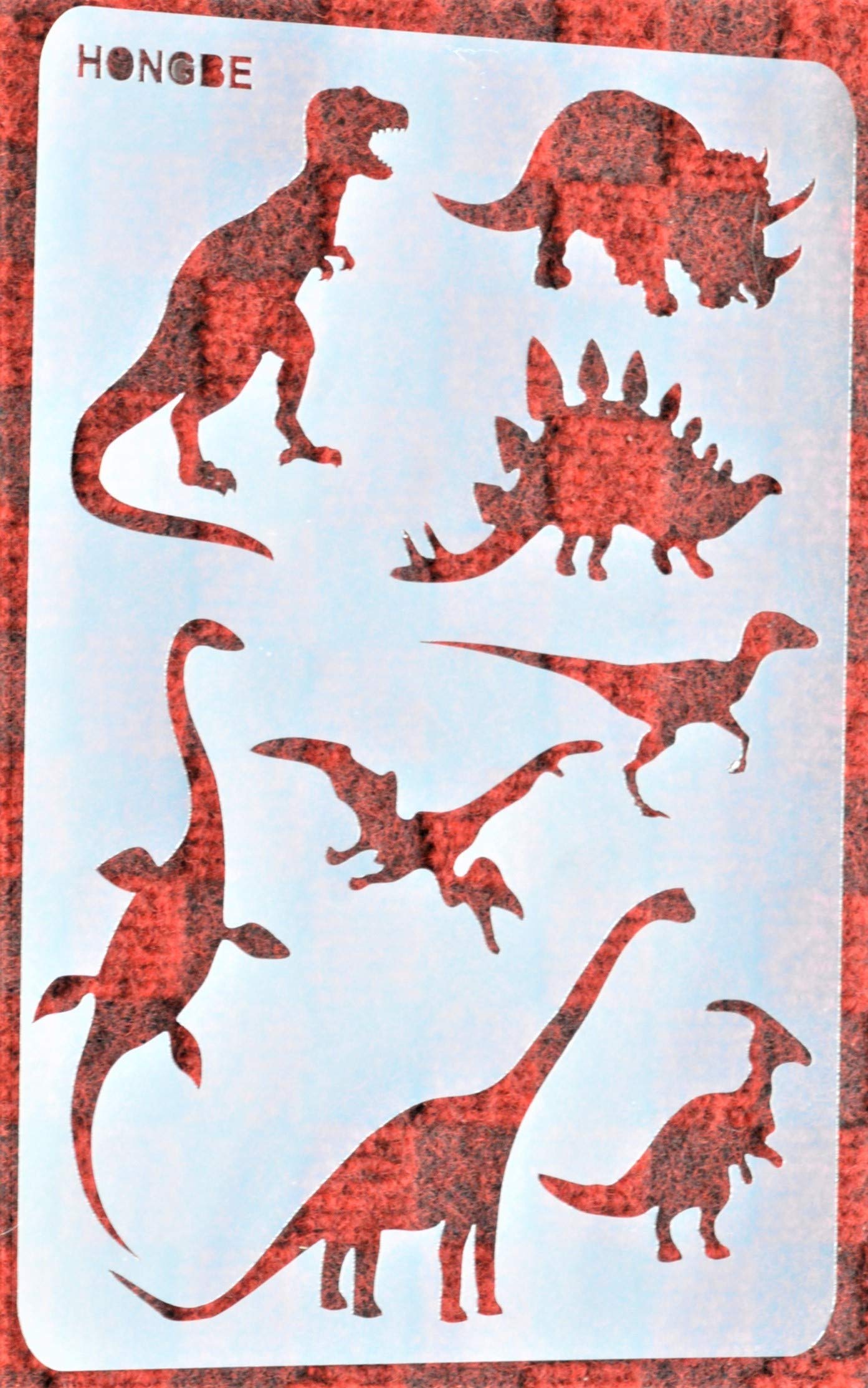 HONGBE Dinosaur Wall Stencil No 27