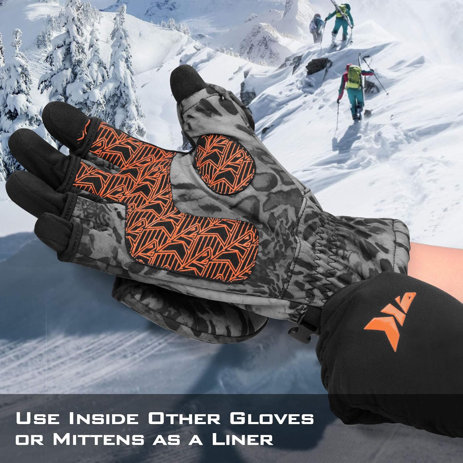 KastKing Morning Frost Liner Gloves – Thermal Touch Screen Running Glove Liners: Clothing