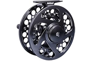 fairiland TURMAX Fly Reel Large Arbor CNC-Machined Fly Fishing Reel 3/4, 5/6, 7/8, from Bar Stock Aluminum with Sealed Carbon Drag
