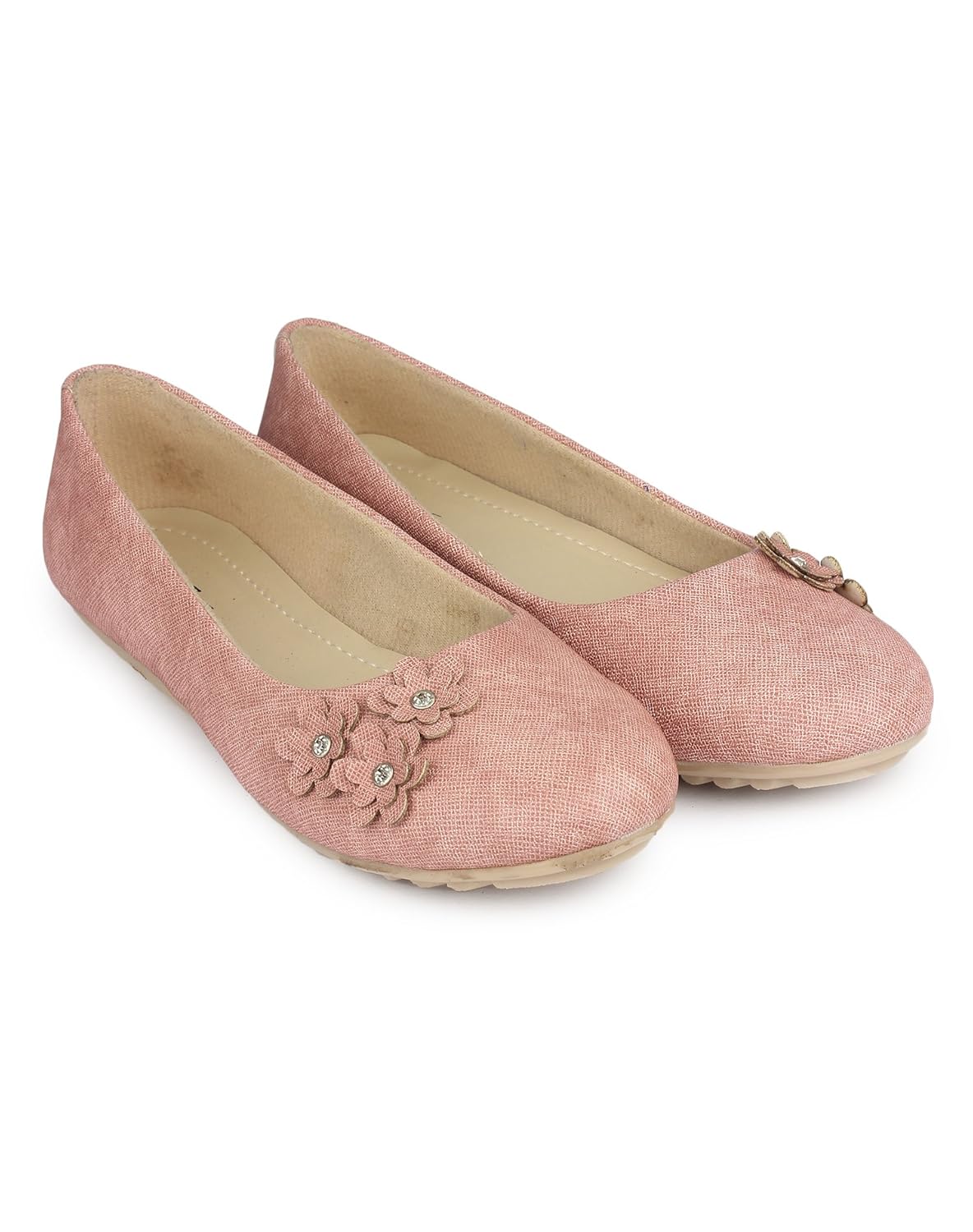 shezone women's pink synthetic bellies