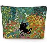 HBOPAN Cat Gifts for Women Makeup Bag, Cats Themed Lady Gift, Gifts for Girls Who Love Cats,Stuff for Teens Girls Daughter Birthday Decorations women Cosmetic Bags (cat10)