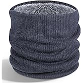 Apausvcm Winter Neck Warmer Gaiter for Men Women, Windproof Knitted Warmer Neck Gaiter Cold Weather Thick Face Cover Scarf Gear Ski Accessories for Cold Weather Outdoor Sports(Blue)