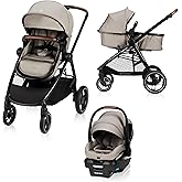 Maxi-Cosi New Generation Zelia Luxe 5-in-1 Modular Travel System, Carriage Mode, Reversible Toddler Seat, Mico Infant Car Sea