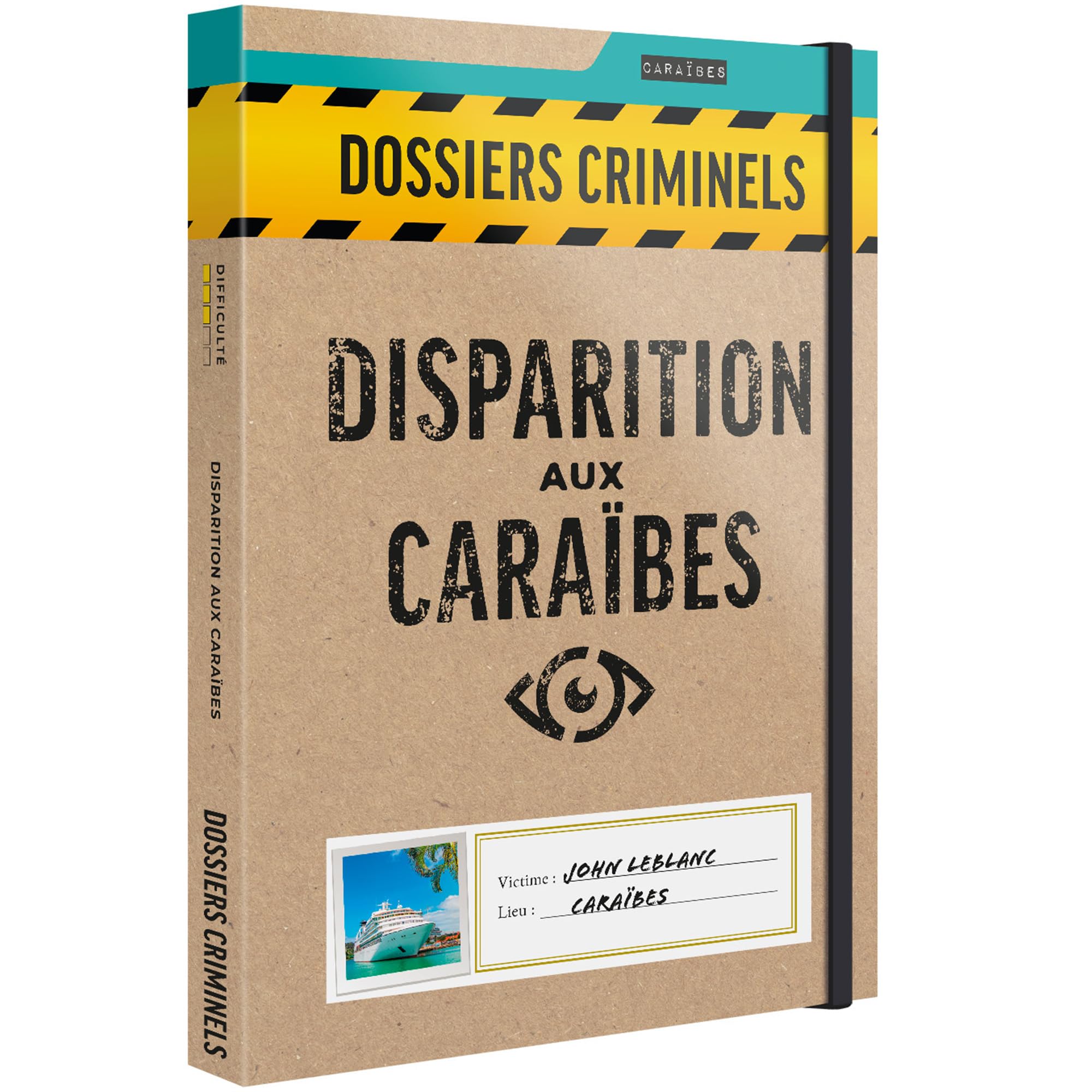 Criminal Records – Disparition in the Caribbean: John Leblanc is Worn Disparu – Escape Game Board Game – Immersive and Collaborative Survey Game