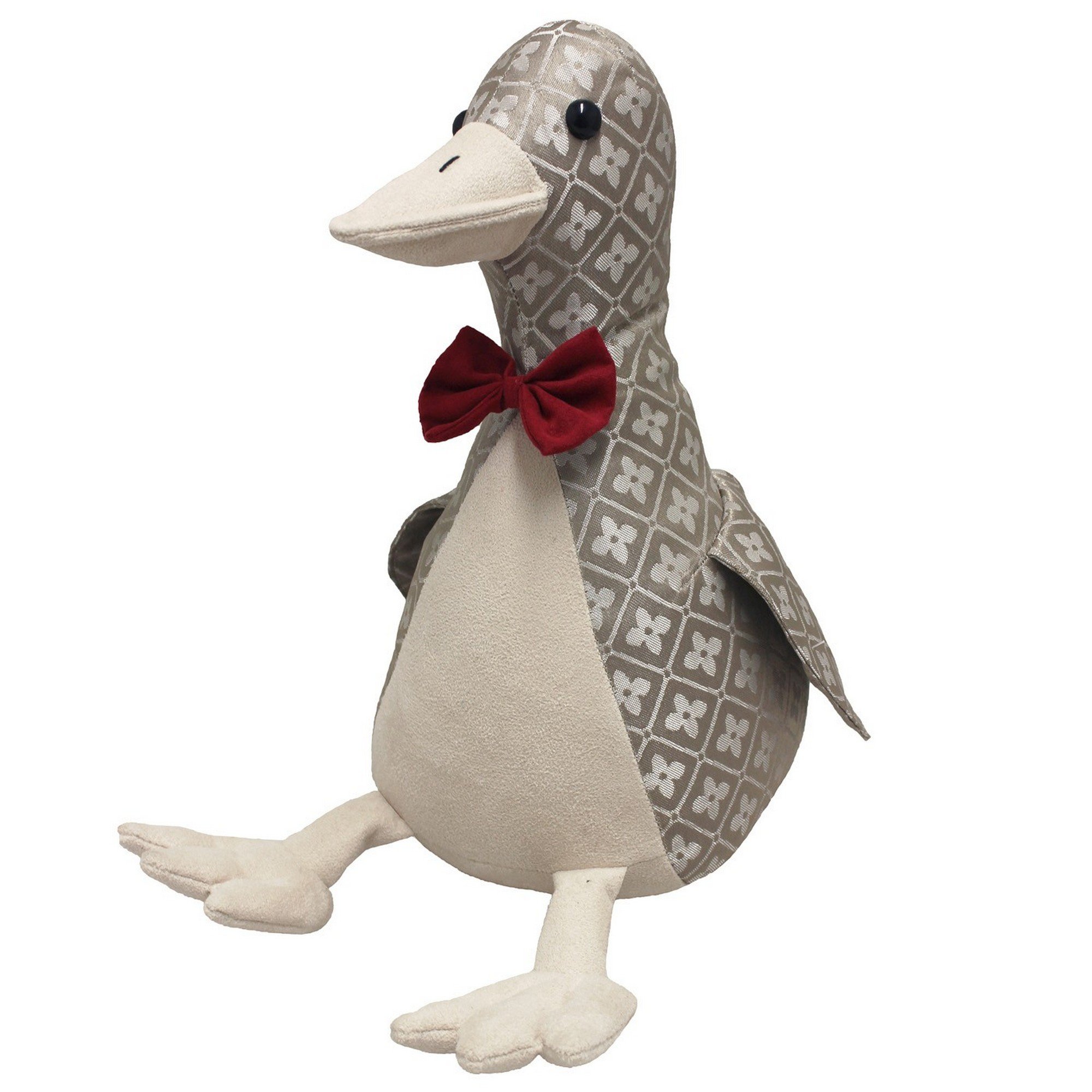 Riva Paoletti Jacquard Duck Doorstop - Heavyweight Sand Filling - 100% Polyester - 21 x 13 x 28cm (8" x 5" x 11" inches) - Designed in the UK