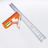 PRESCH 300mm Combination Square Metric with Stop Ruler Scribing Tool view 8