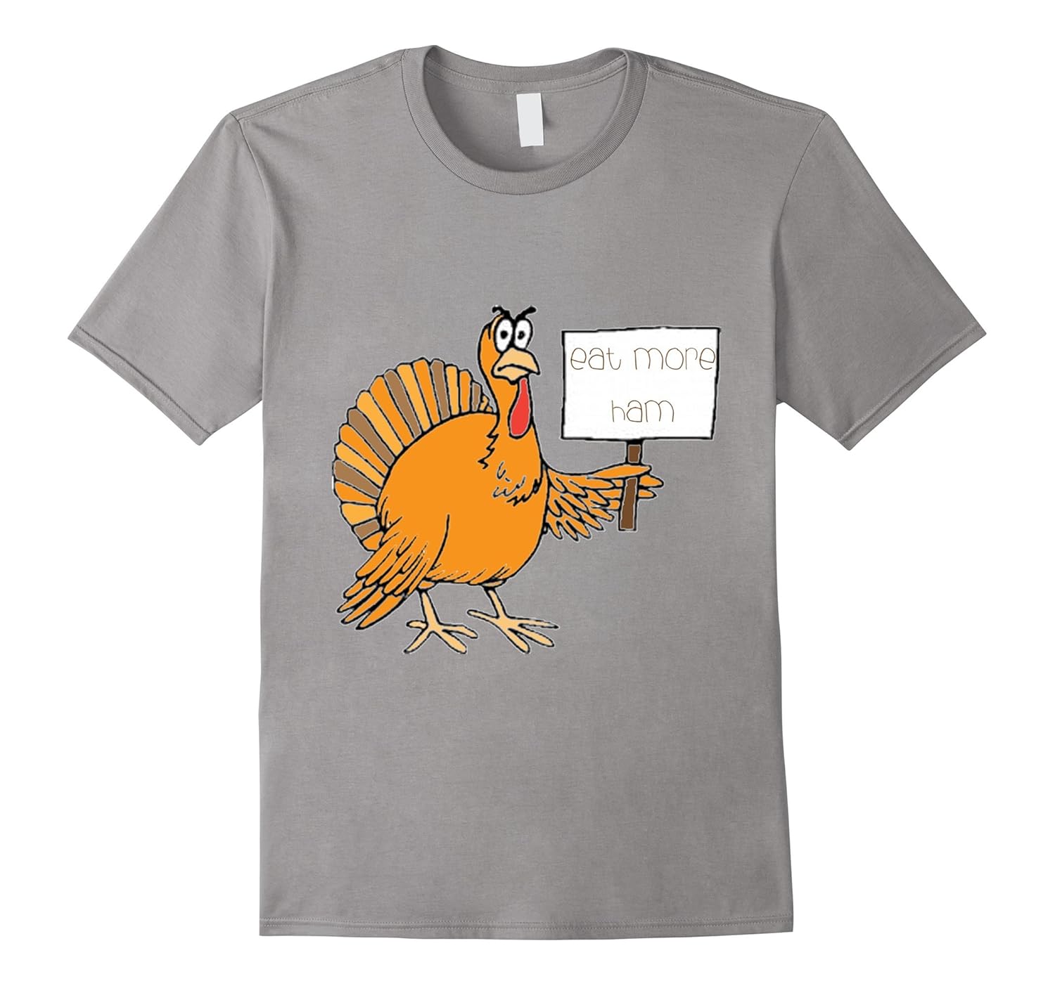 Eat More Ham Funny Thanksgiving Day Shirt-Rose