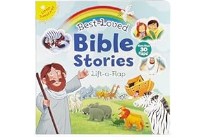 Best-Loved Bible Stories Children's Large Lift-a-Flap Board Book for Babies and Toddlers (Little Sunbeams)