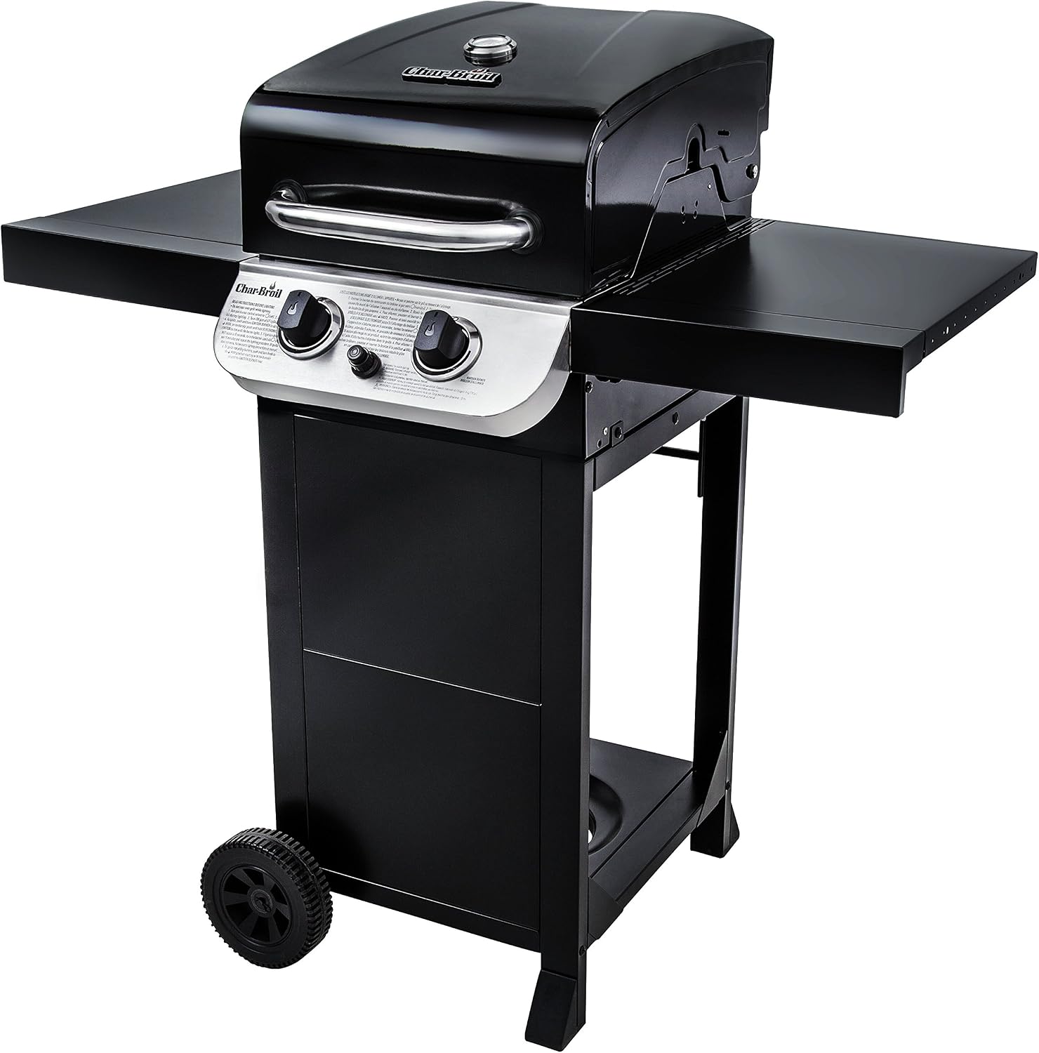 Char-Broil Gas BBQ Convective 210 B, 2-burner Barbecue with Cast Iron Grates, Stainless Steel Burners - Image 4
