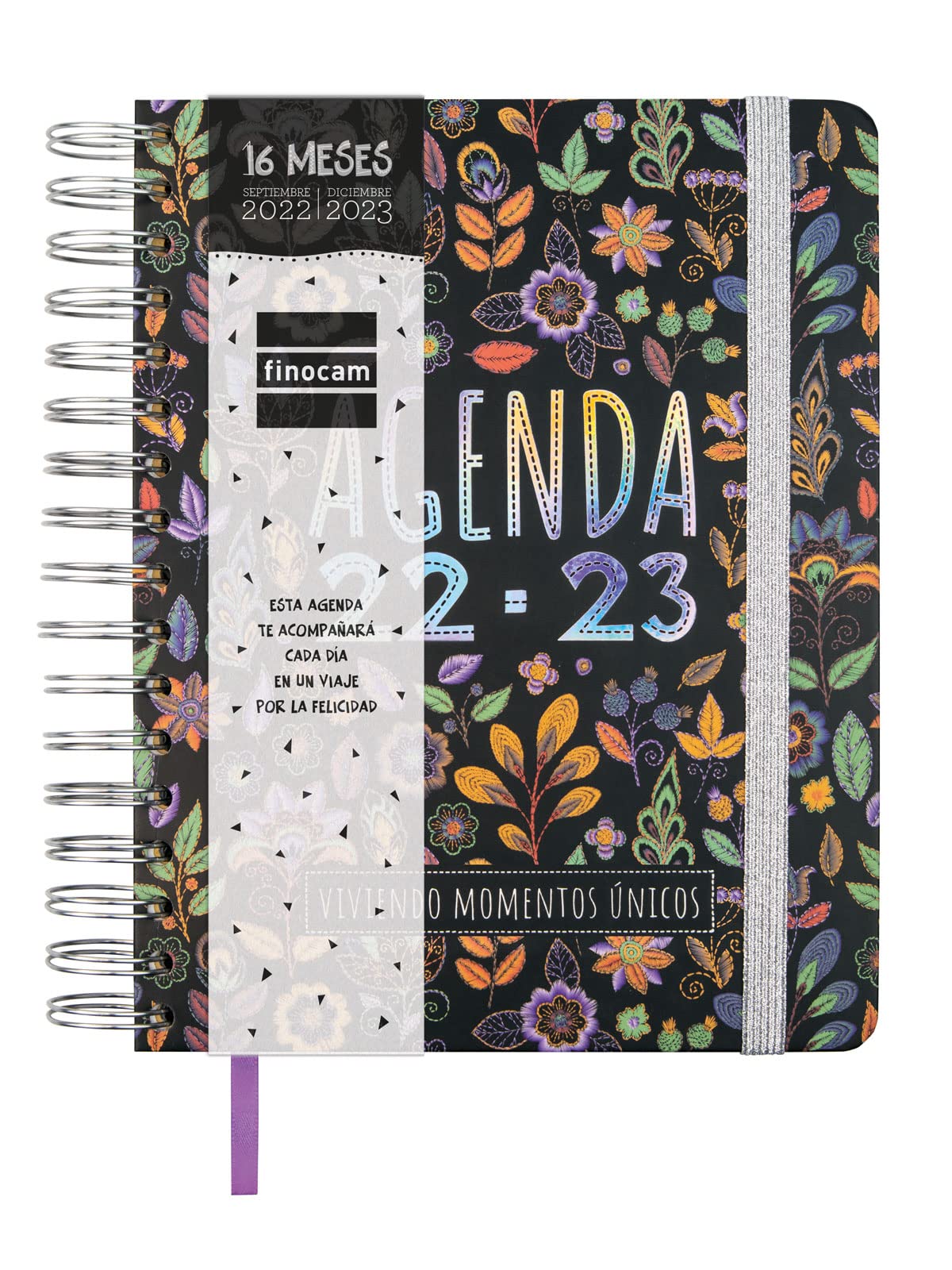 Finocam - Agenda 2022 2023 Vitae 16 months Week Horizontal View September 2022 - December 2023 (16 months) Black Spanish