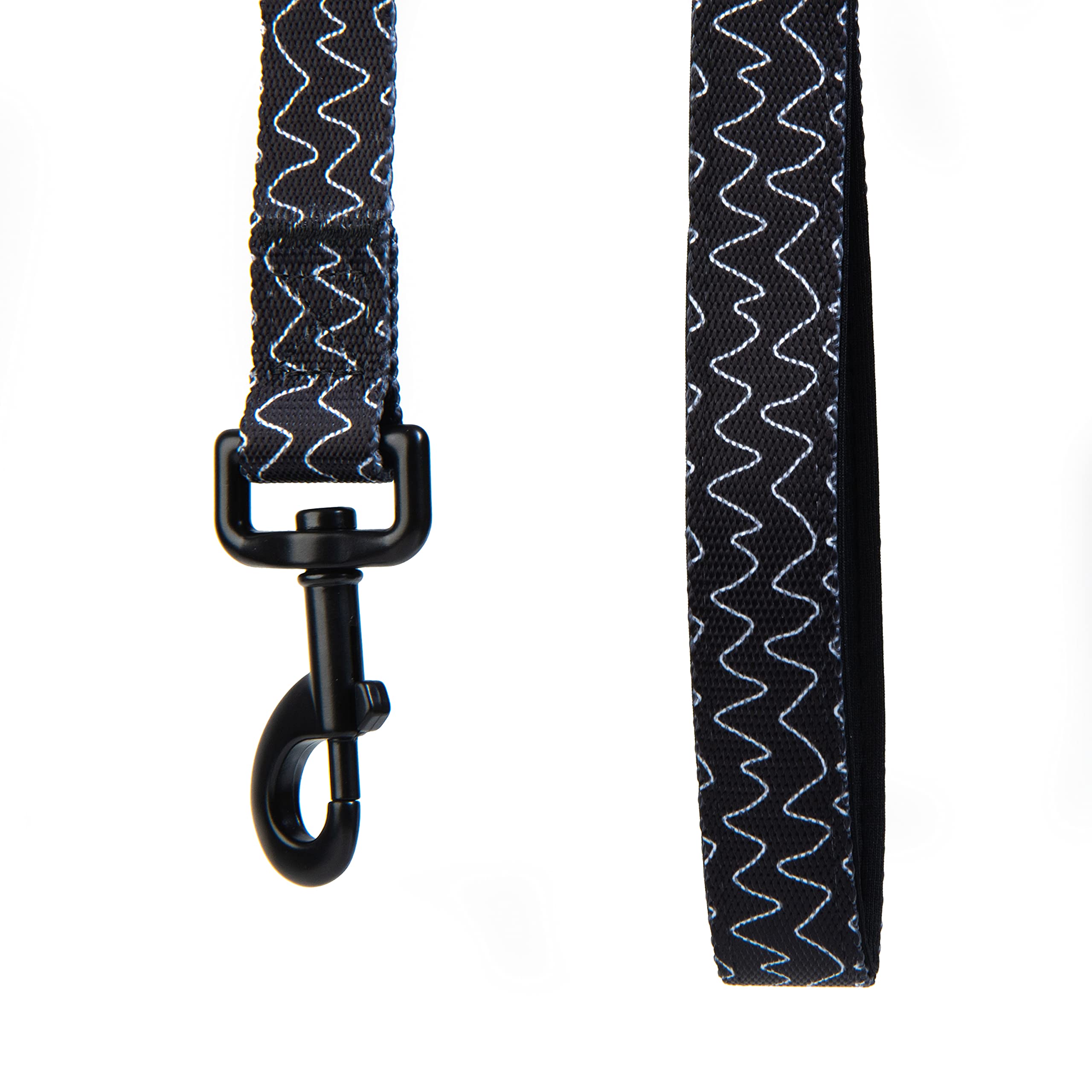 Big River Pet Co. Dog Lead With Comfortable Padded Handle, Durable Construction, Premium Soft Touch Nylon, Heavy Duty Clip With Swivel, For Large Dogs- (Explorer, Large)