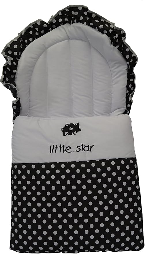 Bebe Nid D Ange Chanceliere Cosy Orteils Pois Noir Et Blanc Amazon Es Bebe