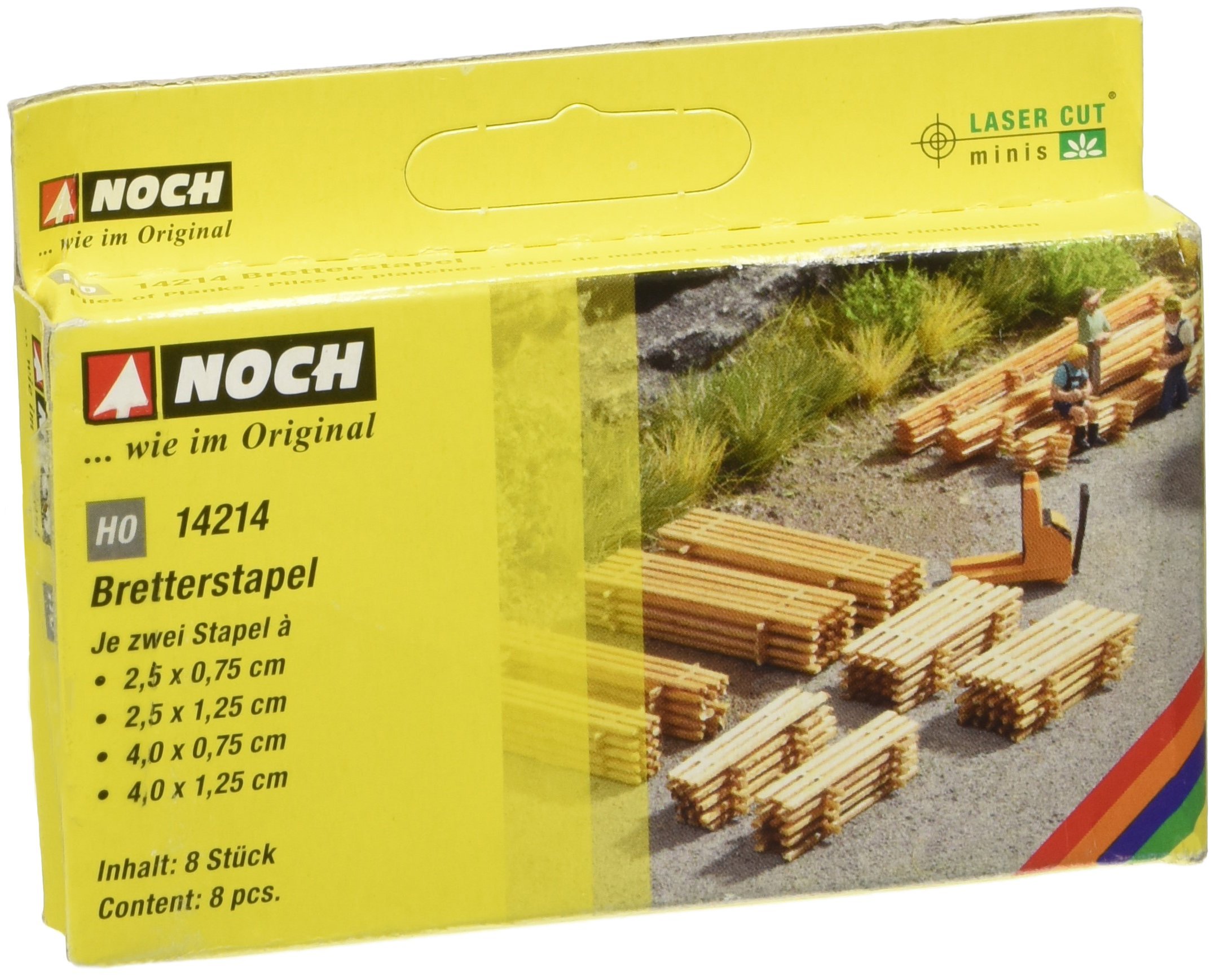 Noch 14214 Piles of Planks Landscape Modelling (8-Piece)
