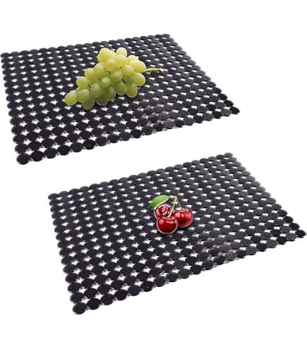 Silicone Sink Protector Mat - Multiple Sizes (13x11 To 30x16), Farmhouse Grid Design For Kitchen Sink Bottom