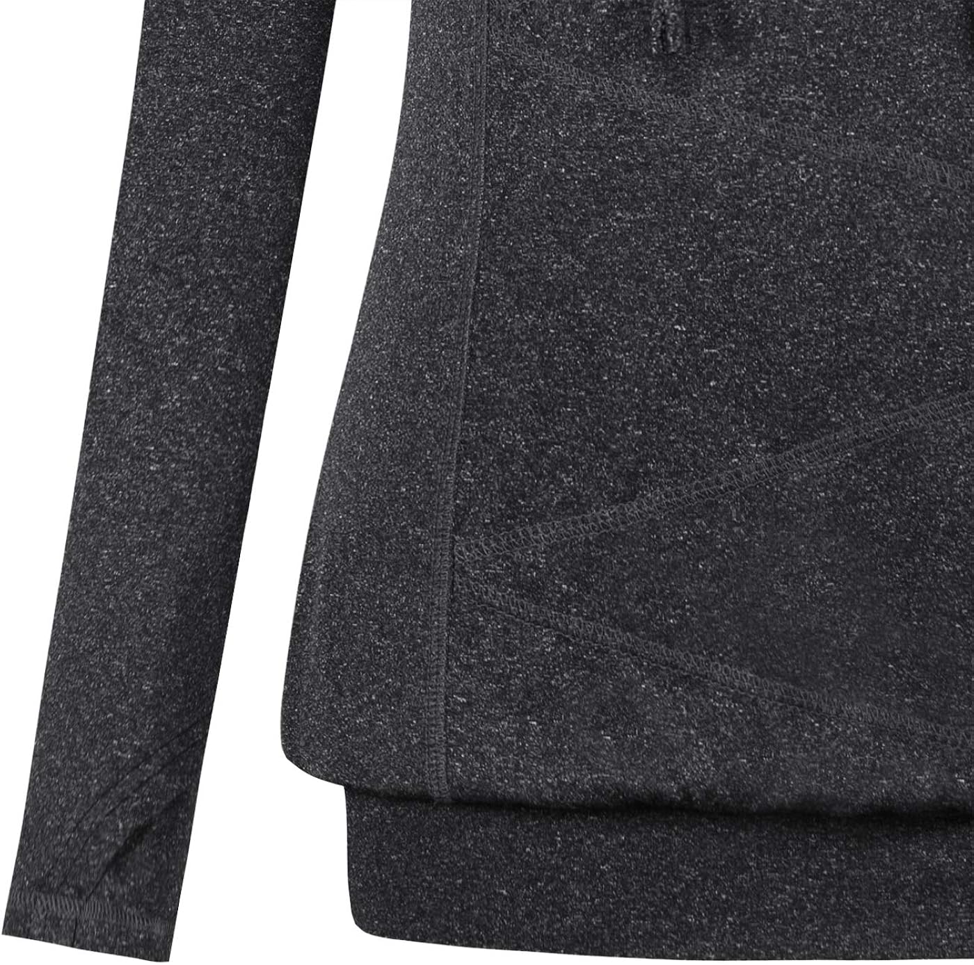 Ninedaily Women's Long Sleeve Hoodies Winter Workout Fitness Tops Exercise Shirt: Clothing