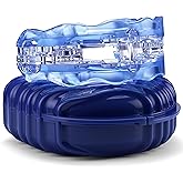 SilentZPro (BlueTech)– USA Designed & FDA-Cleared Anti Snoring Mouthguard – Fully Adjustable Anti Snore Mouthpiece with Patented Design for a Silent Night`s Sleep, Medium