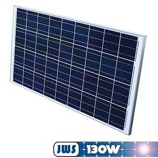 Jws - Panel solar 130w 12v policristalino [importado de alemania]