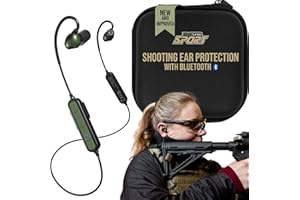 ISOtunes Sport ADVANCE BT 2.0 Shooting Ear Protection for Gun Range - Bluetooth Hearing Protection for Shooters, 26 dB Noise 
