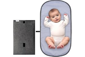 Baby Diaper Changing Pads, 1Pack Portable Changing Pad for Newborn Girl & Boy, Waterproof Travel Baby Changing Mat - Lightwei