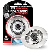 Kitchen SinkShroom Revolutionary Clog-Free Stainless Steel Sink Strainer, Black, 1-(Pack)