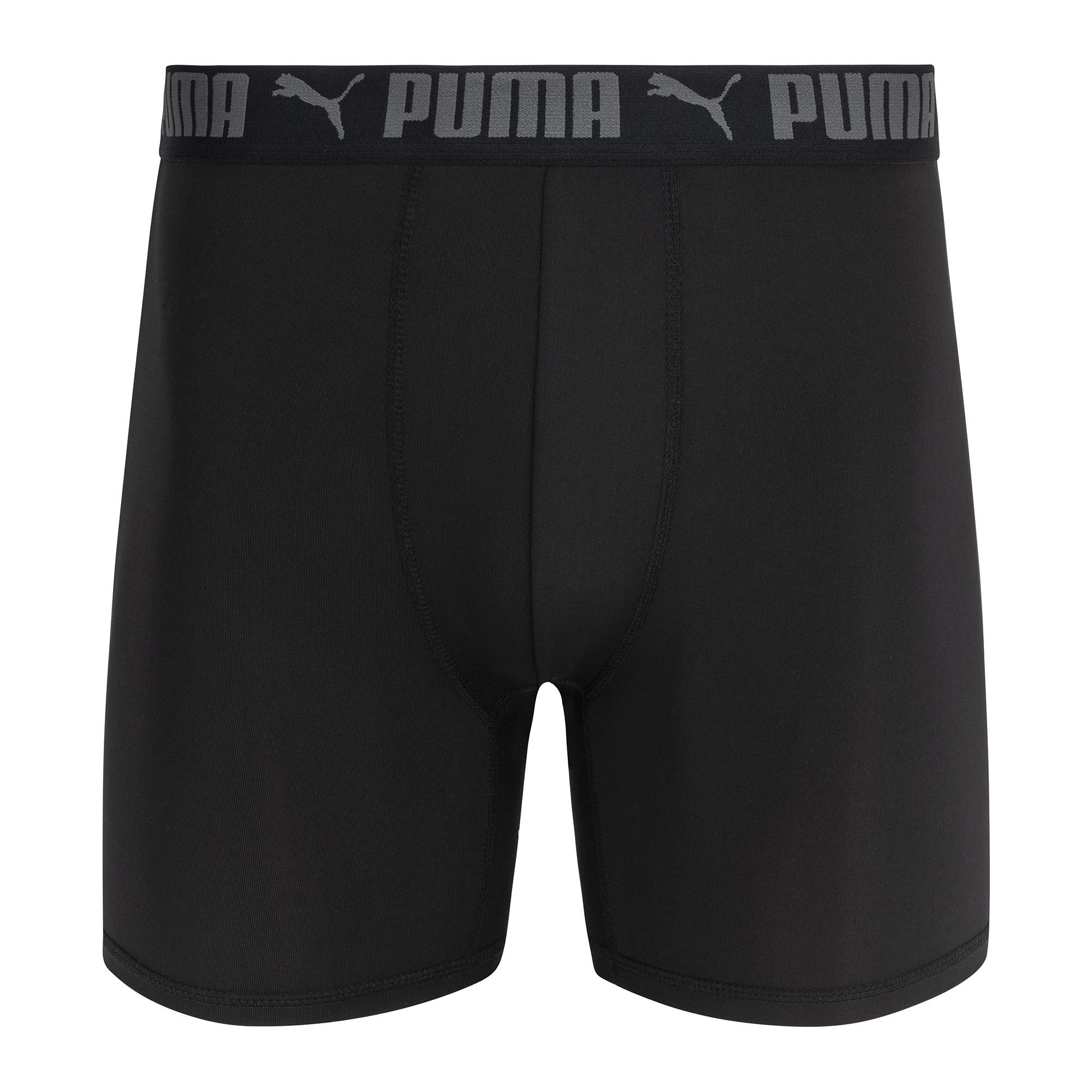 PUMA Men's 3 Pack Athletic Fit Boxer Briefs
