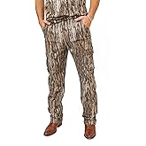 Realtree Men's Camo Hunting Pants, Mid Rise, Durable Cargo Pants with 6-Pocket, Slim Fit, Men's Outdoor Pants