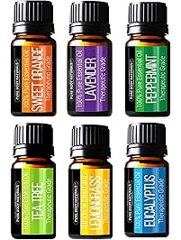 Pure Body Naturals Essential Oils Set, 6 Count - 10 ml